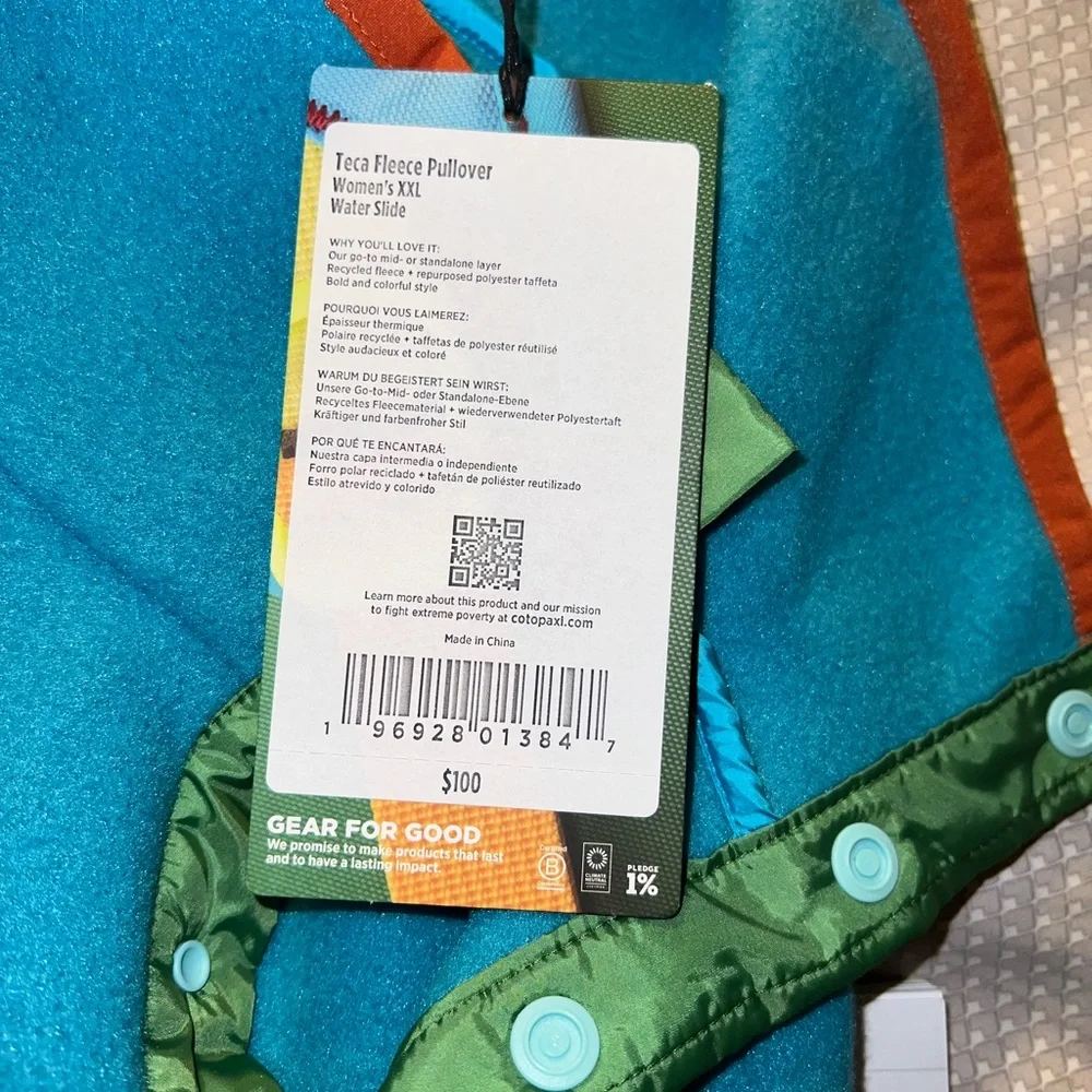 NWT | Blue Cotopaxi Fleece Pullover (READ DESCRIPTION) - Picture 3 of 3